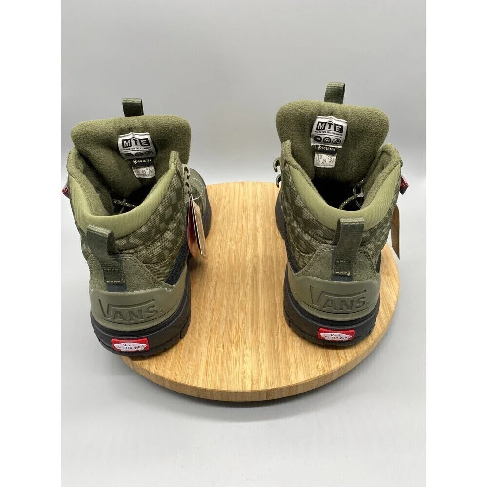 Vans Boots Green Camo MTE Gore-Tex UltraRange EXO Hi Hiking Mens 8 / Womens 9.5